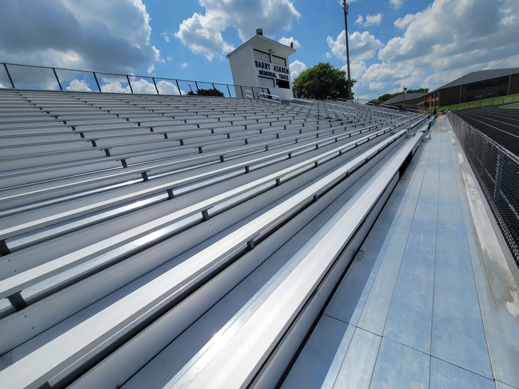 Fred Brideweser Stadium at Fairless High School after renovation