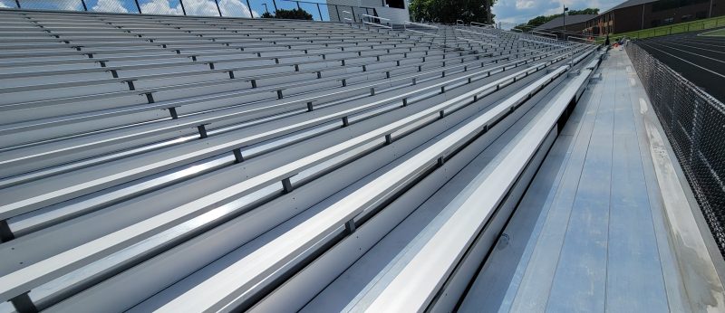 Fred Brideweser Stadium at Fairless High School after renovation